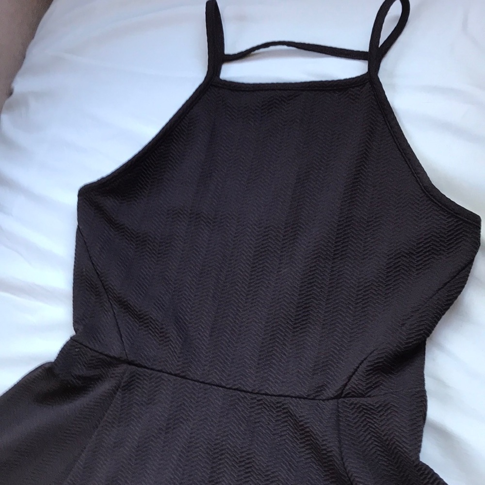 Stretchy black party dress